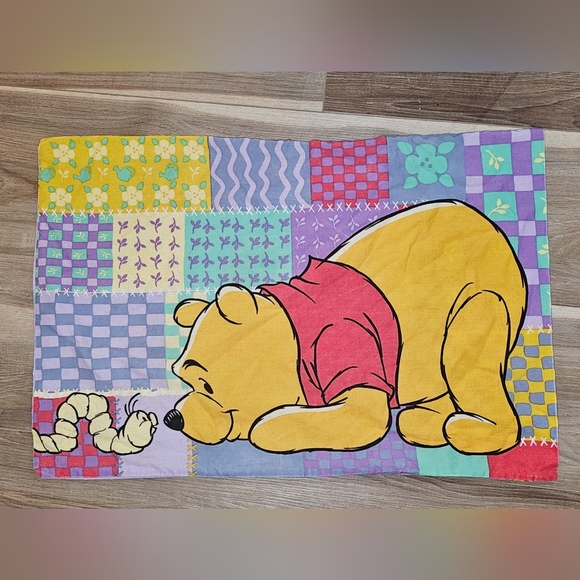 Vintage Winnie the Pooh Duvet Cover and Pillow Case 70 × 50 - Picture 3 of 4